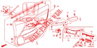 RECUBRIMIENTO DE PUERTA (LH) para Honda CIVIC 1.4 EXECUTIVE 5 Puertas 6 velocidades manual 2013