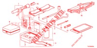 HERRAMIENTAS/GATO  para Honda CIVIC 1.8 COMFORT 5 Puertas 6 velocidades manual 2013