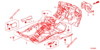 ALFOMBRA DE PISO/AISLADOR  para Honda CIVIC 1.8 EXECUTIVE 5 Puertas 5 velocidades automática 2013