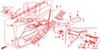 RECUBRIMIENTO DE PUERTA (LH) para Honda CIVIC 1.8 LIFESTYLE 5 Puertas 6 velocidades manual 2013