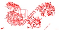 CONJ. DE MOTOR/ENS. DE TRANSMISION (1.8L) para Honda CIVIC 1.8 S 5 Puertas 6 velocidades manual 2013