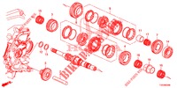 EJE PRINCIPAL  para Honda CIVIC 1.8 S 5 Puertas 6 velocidades manual 2013