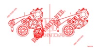 CORREA DE ALTERNADOR (1.8L) para Honda CIVIC 1.8 EXECUTIVE 5 Puertas 6 velocidades manual 2013