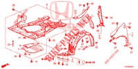 GUARDABARROS DELANTERO  para Honda CIVIC 1.8 EXECUTIVE 5 Puertas 6 velocidades manual 2013