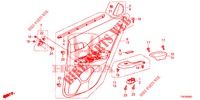 RECUBRIMIENTO DE PUERTA(4D)  para Honda CIVIC 1.8 EXECUTIVE 5 Puertas 6 velocidades manual 2013