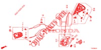 CERRADURAS PUERTA TRAS./MANIJA EXTERIOR  para Honda CIVIC DIESEL 2.2 EXECUTIVE 5 Puertas 6 velocidades manual 2013