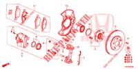 FRENO DELANTERO  para Honda CIVIC DIESEL 2.2 EXECUTIVE 5 Puertas 6 velocidades manual 2013