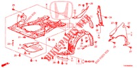 GUARDABARROS DELANTERO  para Honda CIVIC DIESEL 2.2 EXECUTIVE 5 Puertas 6 velocidades manual 2013