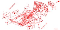 ALFOMBRA DE PISO/AISLADOR  para Honda CIVIC 1.4 ELEGANCE 5 Puertas 6 velocidades manual 2015
