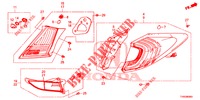 LUZ TRASERA/LUZ DE LICENCIA (PGM FI)  para Honda CIVIC 1.4 ELEGANCE 5 Puertas 6 velocidades manual 2015