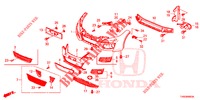 PARAGOLPES DELANTERO  para Honda CIVIC 1.4 ELEGANCE 5 Puertas 6 velocidades manual 2015