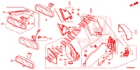 RETROVISOR/VISERA  para Honda CIVIC 1.4 ELEGANCE 5 Puertas 6 velocidades manual 2015