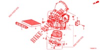 SOPLADOR DE CALEFACTOR (LH) para Honda CIVIC 1.4 ELEGANCE 5 Puertas 6 velocidades manual 2015