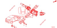 INTERRUPTOR COMBINACION  para Honda CIVIC DIESEL 1.6 EXECUTIVE AUDIOLESS 5 Puertas 6 velocidades manual 2015