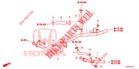 MANGUERA DE AGUA/CONDUCTO DE CALEFACTOR (DIESEL) para Honda CIVIC DIESEL 1.6 EXECUTIVE AUDIOLESS 5 Puertas 6 velocidades manual 2015