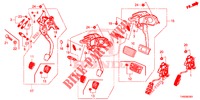 PEDAL (LH) para Honda CIVIC DIESEL 1.6 EXCLUSIVE 5 Puertas 6 velocidades manual 2015