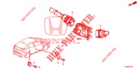 INTERRUPTOR COMBINACION  para Honda CIVIC 1.8 EXECUTIVE 5 Puertas 5 velocidades automática 2015