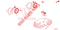 ANTENA/ALTAVOZ  para Honda CIVIC 1.4 ELEGANCE 5 Puertas 6 velocidades manual 2016