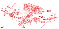BOMBA DE AGUA/TERMOSTATO (1.4L) para Honda CIVIC 1.4 S 5 Puertas 6 velocidades manual 2016