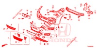 PARAGOLPES DELANTERO  para Honda CIVIC 1.4 S 5 Puertas 6 velocidades manual 2016