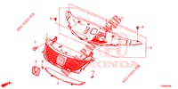 PARRILLA DELANTERA/MOLDURA  para Honda CIVIC 1.4 S 5 Puertas 6 velocidades manual 2016
