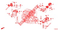 SOPORTES DE MOTOR (1.4L) para Honda CIVIC 1.4 S 5 Puertas 6 velocidades manual 2016