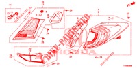 LUZ TRASERA/LUZ DE LICENCIA (PGM FI)  para Honda CIVIC DIESEL 1.6 INNOVA NAVI 5 Puertas 6 velocidades manual 2016