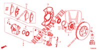 FRENO DELANTERO  para Honda CIVIC DIESEL 1.6 LIFSTYLE 5 Puertas 6 velocidades manual 2016