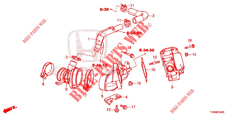 PRESIÓN DE ENTRADA DE LA VÁLVULA DE CONTROL (DIESEL) para Honda CIVIC DIESEL 1.6 LIFSTYLE 5 Puertas 6 velocidades manual 2016