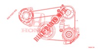 CORREA ALTERNADOR (1.5L) para Honda CIVIC 1.5 PRESTIGE 5 Puertas 6 velocidades manual 2017