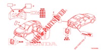 EMBLEMAS/ETIQUETAS DE PRECAUCION  para Honda CIVIC 1.5 PRESTIGE 5 Puertas 6 velocidades manual 2017
