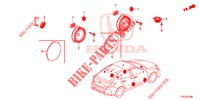 ANTENA/ALTAVOZ  para Honda CIVIC  1.5 SPORT PLUS 5 Puertas automática completa 2017