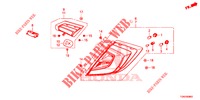 LUZ TRASERA/LUZ DE LICENCIA (PGM FI)  para Honda CIVIC DIESEL 1.6 ENTRY 5 Puertas 6 velocidades manual 2018