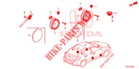 ANTENA/ALTAVOZ  para Honda CIVIC DIESEL 1.6 ENTRY 5 Puertas 9 velocidades automática 2018