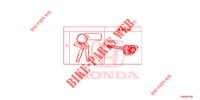 CILINDRO DE CHAVETA (INTELLIGENT) para Honda CIVIC DIESEL 1.6 TOP 5 Puertas 6 velocidades manual 2018