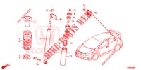 AMORTIGUADOR TRASERO  para Honda CIVIC TYPE R 5 Puertas 6 velocidades manual 2015