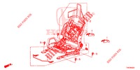 ASIENTO DEL. (D.) (SIEGE REGLAGE MANUEL) para Honda CIVIC TYPE R 5 Puertas 6 velocidades manual 2015