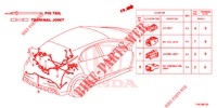 CONECTOR ELECTRICO (ARRIERE) para Honda CIVIC TYPE R 5 Puertas 6 velocidades manual 2015