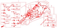 CONJUNTO DE ALAMBRES (3) (LH) para Honda CIVIC TYPE R 5 Puertas 6 velocidades manual 2015
