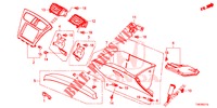 GUARNICION DE INSTRUMENTO (COTE DE PASSAGER) (LH) para Honda CIVIC TYPE R 5 Puertas 6 velocidades manual 2015