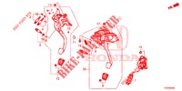 PEDAL (LH) para Honda CIVIC TYPE R 5 Puertas 6 velocidades manual 2015