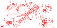 CERRADURAS DE PUERTA DEL./MANIJA EXTERIOR  para Honda CIVIC TOURER DIESEL 1.6 EXECUTIVE 5 Puertas 6 velocidades manual 2014