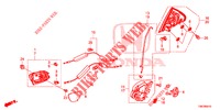 CERRADURAS PUERTA TRAS./MANIJA EXTERIOR  para Honda CIVIC TOURER DIESEL 1.6 EXECUTIVE 5 Puertas 6 velocidades manual 2014
