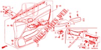 RECUBRIMIENTO DE PUERTA (LH) para Honda CIVIC TOURER DIESEL 1.6 EXECUTIVE 5 Puertas 6 velocidades manual 2014