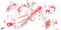 CERRADURAS DE PUERTA DEL./MANIJA EXTERIOR  para Honda CIVIC TOURER DIESEL 1.6 S 5 Puertas 6 velocidades manual 2014