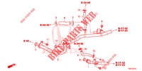 MANGUERA DE AGUA/CONDUCTO DE CALEFACTOR (DIESEL) para Honda CIVIC TOURER DIESEL 1.6 S 5 Puertas 6 velocidades manual 2014
