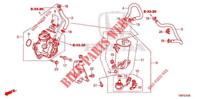 BOMBA DE ALTA PRESION (DIESEL) para Honda CIVIC TOURER DIESEL 1.6 S 5 Puertas 6 velocidades manual 2014