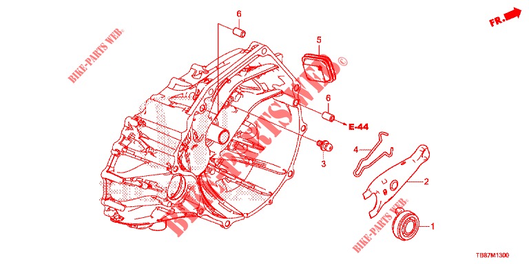 LIBERADOR DE EMBRAGUE (DIESEL) para Honda CIVIC TOURER DIESEL 1.6 S 5 Puertas 6 velocidades manual 2014