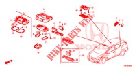 LUZ INTERIOR  para Honda CIVIC TOURER DIESEL 1.6 EXECUTIVE 5 Puertas 6 velocidades manual 2014
