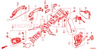 CERRADURAS DE PUERTA DEL./MANIJA EXTERIOR  para Honda CIVIC TOURER 1.8 COMFORT 5 Puertas 6 velocidades manual 2014